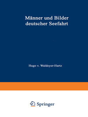 cover image of Männer und Bilder deutscher Seefahrt